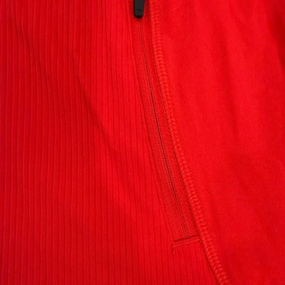 Tuff Veda Ribbed Red Yoga Jacket - Picture 7 of 9